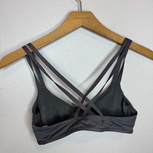 Athleta FIORE STRAPPY BACK BIKINI TOP Charcoal gray - Picture 4 of 8